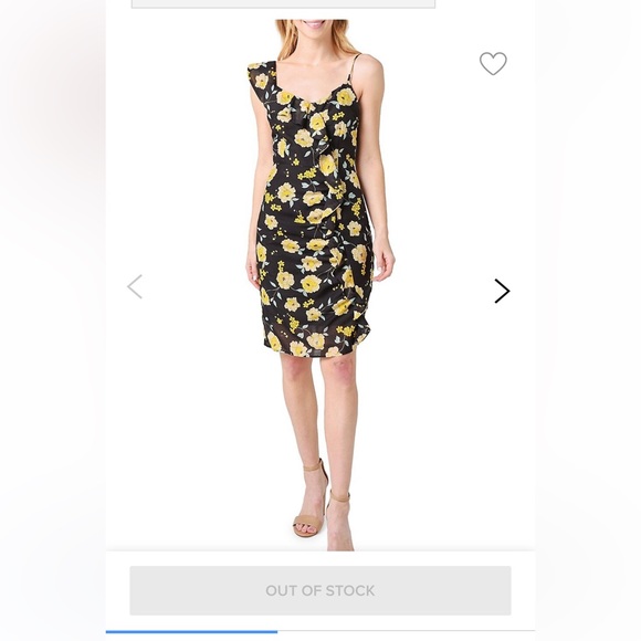 Cupcakes and Cashmere Ariadne Floral Ruffle Trim Dress NWT - Picture 8 of 9